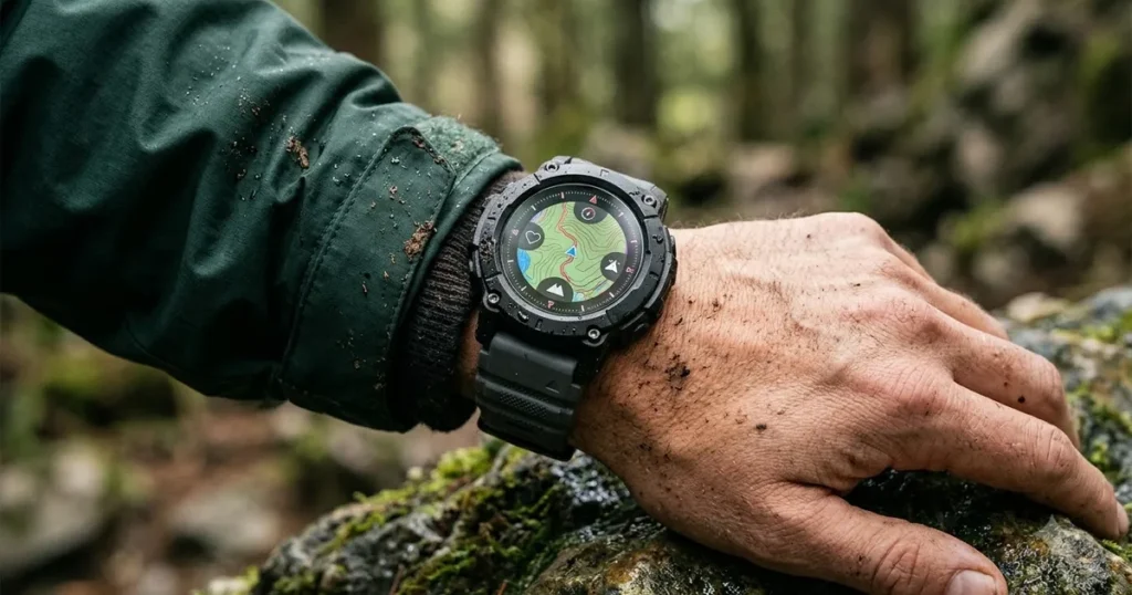 Illustration for rugged smartwatch