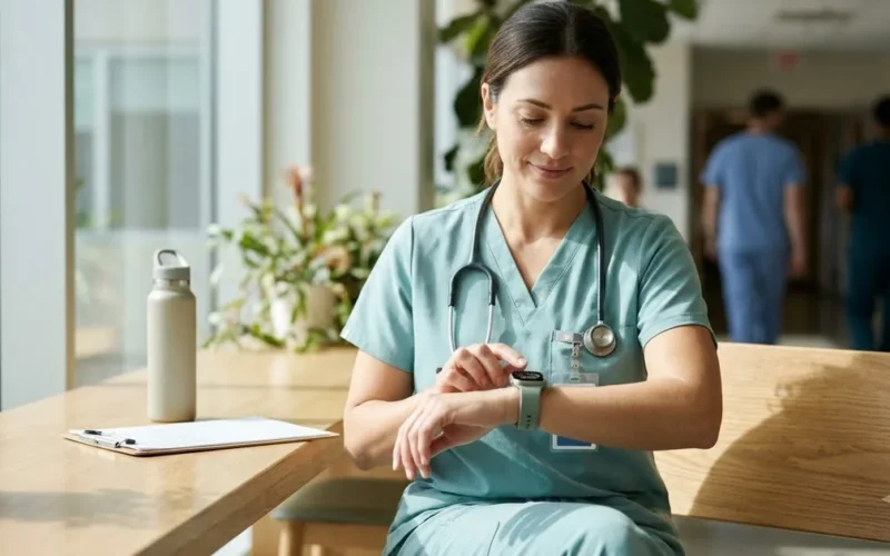 Illustration for smartwatch for nurses