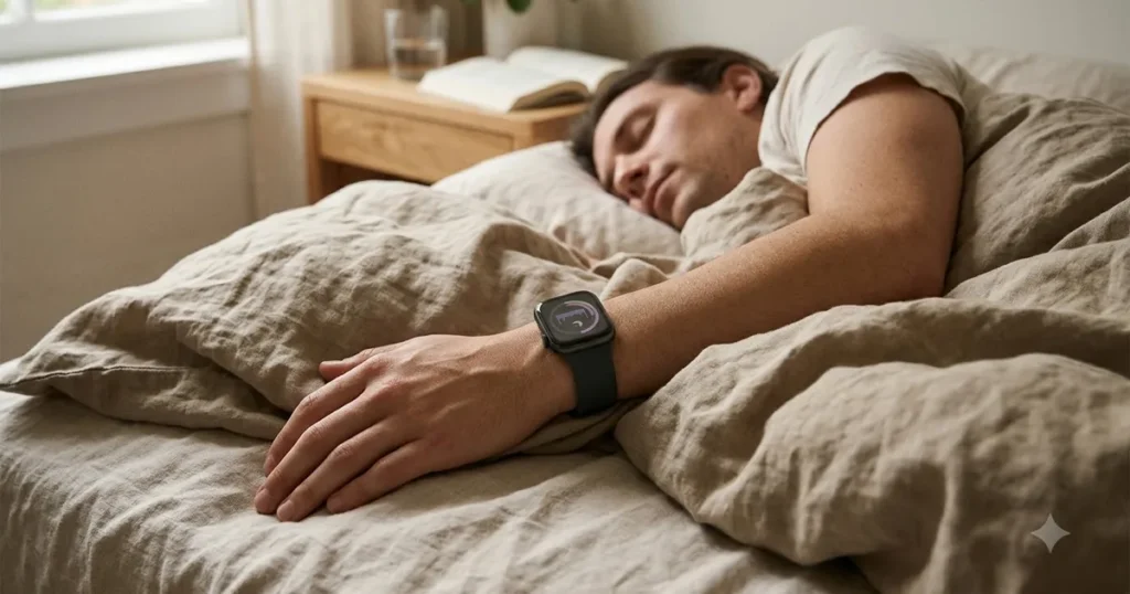 Illustration for smartwatch for sleep tracking